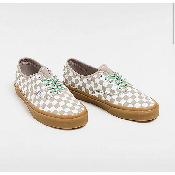 NEW Vans Womens Authentic Checkerboard Moon Rock Low Lace Skate Sneaker Shoes 8 - Picture 2 of 9